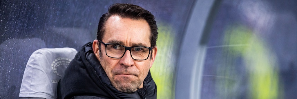 Michael Preetz wirkte zuletzt frustriert.