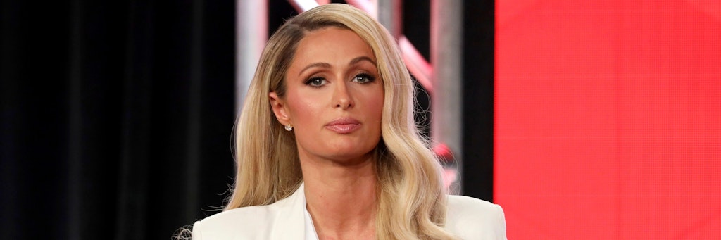 Society-Star Paris Hilton nimmt im Rahmen der YouTube TCA 2020 Winter Press Tour an einem Panel zu ihrem noch unbetitelten Dokumentarfilm teil. (zu dpa «Paris Hilton: Künstliche Befruchtung wegen Zwillings-Wunsch») Foto: Willy Sanjuan/Invision/AP/dpa +++ dpa-Bildfunk +++