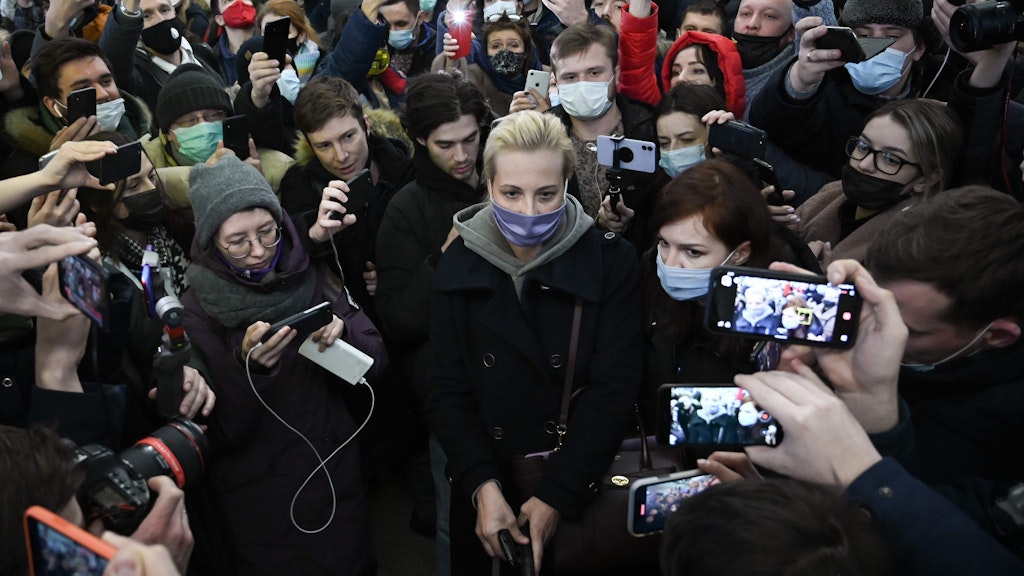 Julia Nawalnaja steht seit der Inhaftierung ihres Ehemanns im Mittelpunkt der oppositionellen Bewegung in Russland. 