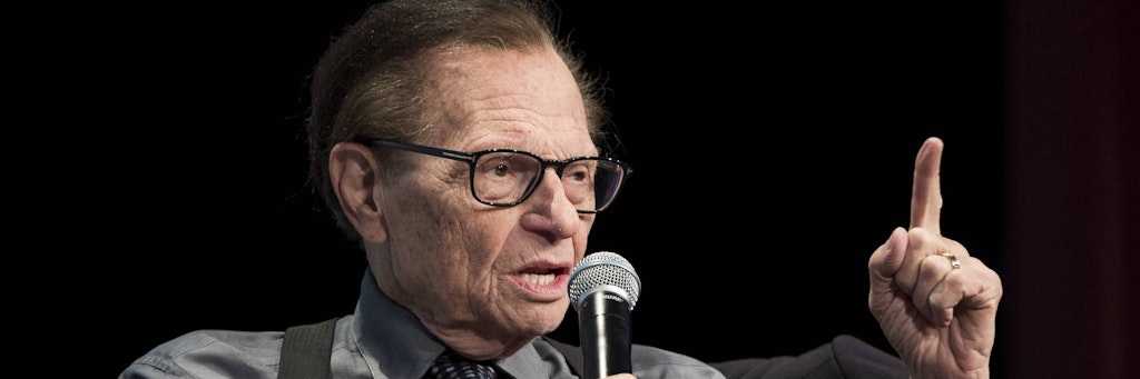 Der US-Talker Larry King.