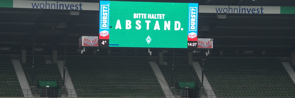Union nimmt sich das Corona-Motto auch in der Tabelle zu Herzen: Es gilt Abstand zu wahren, nach unten.
