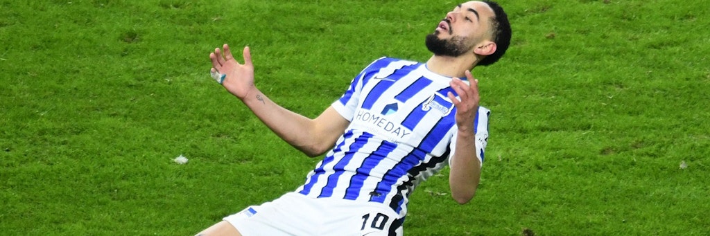 Matheus Cunha mit seinen frischen Tätowierungen beim 1:4 gegen Bremen.