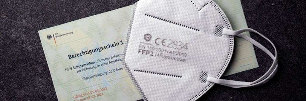34 Millionen Bürger sollen die Gutscheine für insgesamt zwölf FFP2-Masken erhalten.