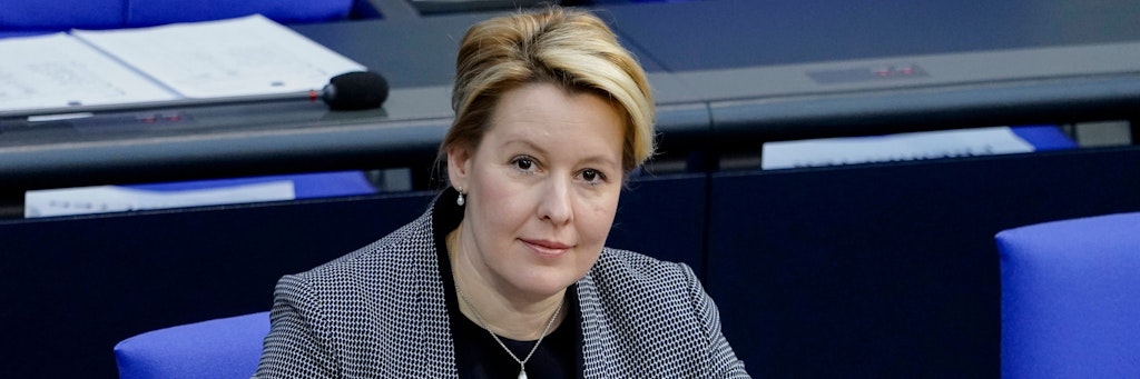 Franziska Giffey (SPD), Bundesministerin für Familie, Senioren, Frauen und Jugend.