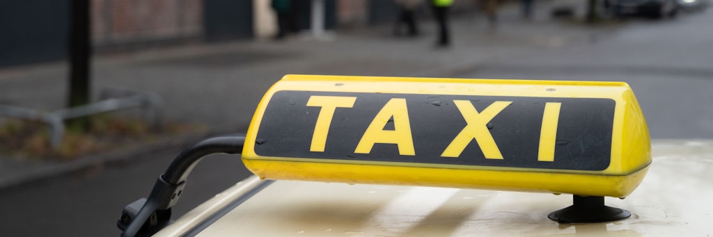 Ein deutsches Taxi (Symbolbild)