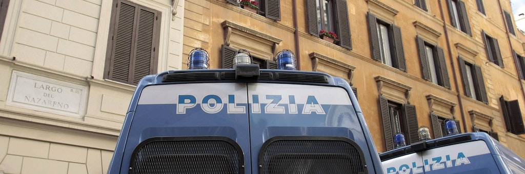 Einsatzwagen der italienischen Polizei (Symbolfoto).