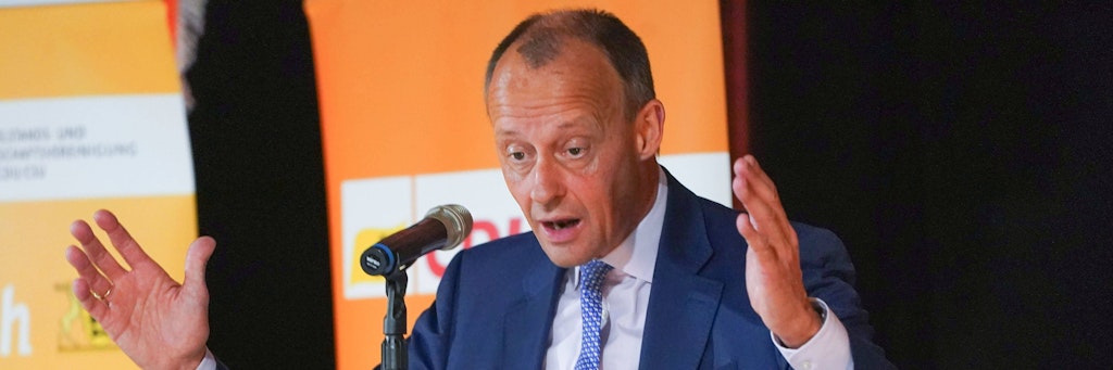 Bei der Frauen-Union hat Friedrich Merz offenbar nicht viele Unterstützer.