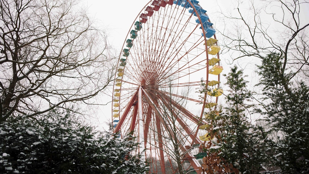 Das alte Riesenrad des ehemaligen Freizeitparks „Spreepark“ ist längst eines der Wahrzeichen Berlins.