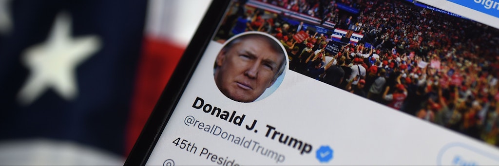 Donald Trump muss ab sofort ohne Twitter auskommen.