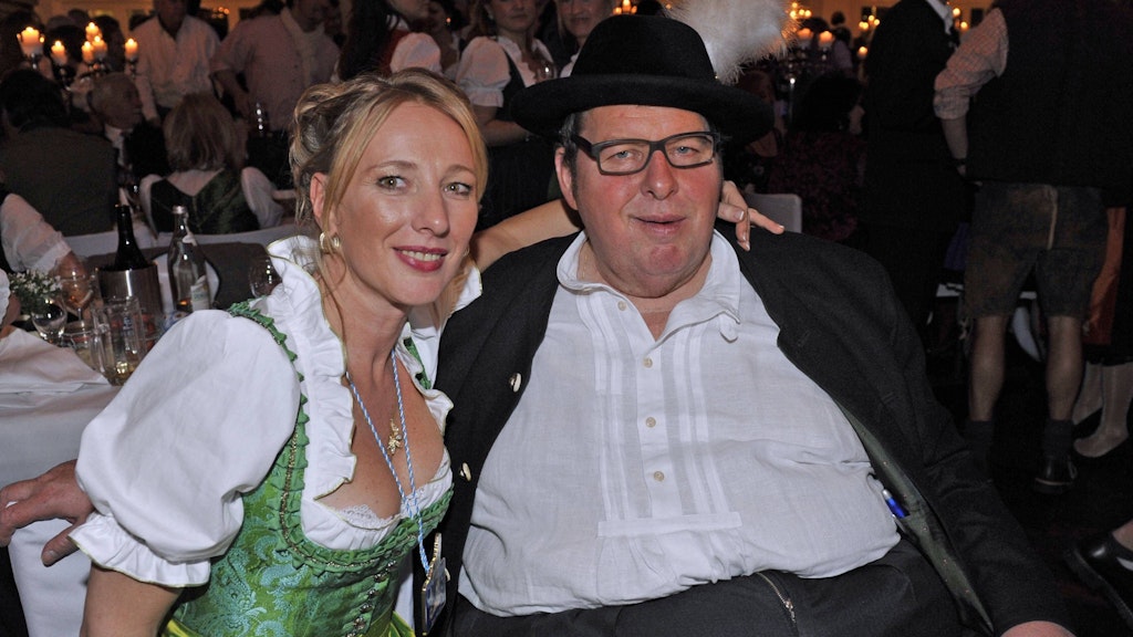Ottfried Fischer und seine Ehefrau Simone