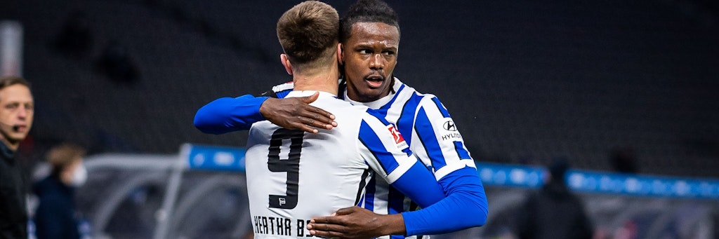 Krzysztof Piatek und Dedryck Boyata wollen gegen Freiburg wieder gemeinsam jubeln. 