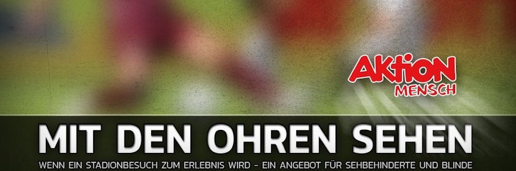 Das offizielle Plakat für den neuen Audio-Guide für sehbehinderte Menschen, die beim BFC auch weiterhin inkludiert werden sollen. 