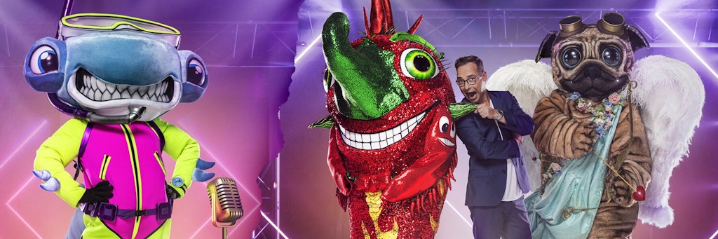 Die ersten Kostüme von The Masked Singer stehen fest - aber welche Promis stecken nur in der Chilischote, im Mops und im Hammerhai?