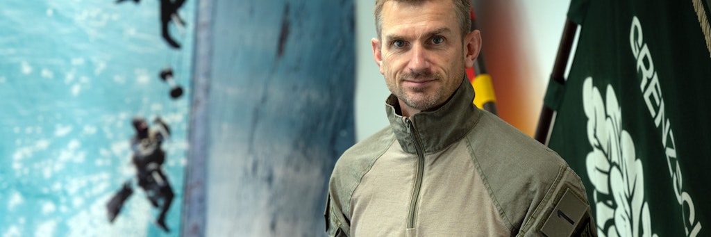 Jerome Fuchs ist der Kommandeur der Spezialeinheit der Bundespolizei GSG 9.