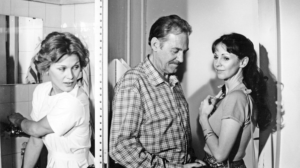 In der DDR-TV-Serie "Bereitschaft Dr. Federau" spielte Uta Schorn die Titelrolle, hier mit Herbert Köfer und Monika Woytowicz.