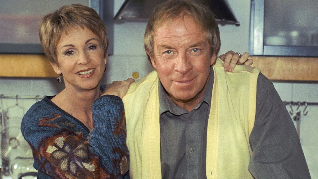Uta Schorn mit Ulrich Pleitgen in der ARD-Serie „Familie Dr. Kleist“