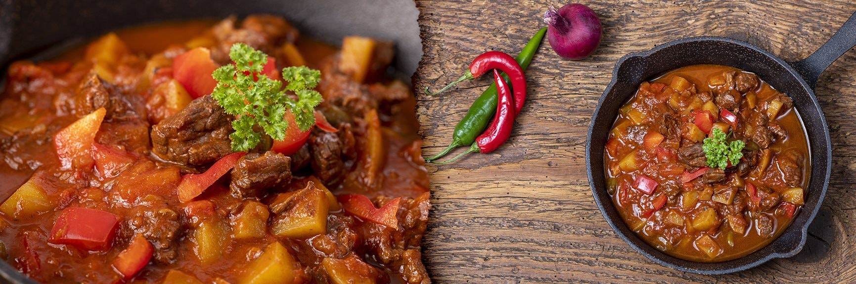 Rezept für Gulaschsuppe wie bei Oma: Rindfleisch, Kartoffeln und ...