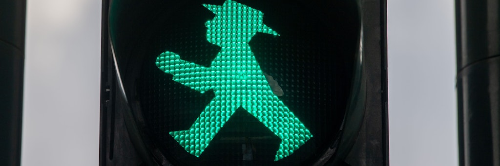 Ampelmännchen - und es geht und geht und geht ... auch noch mit 60 topfit!