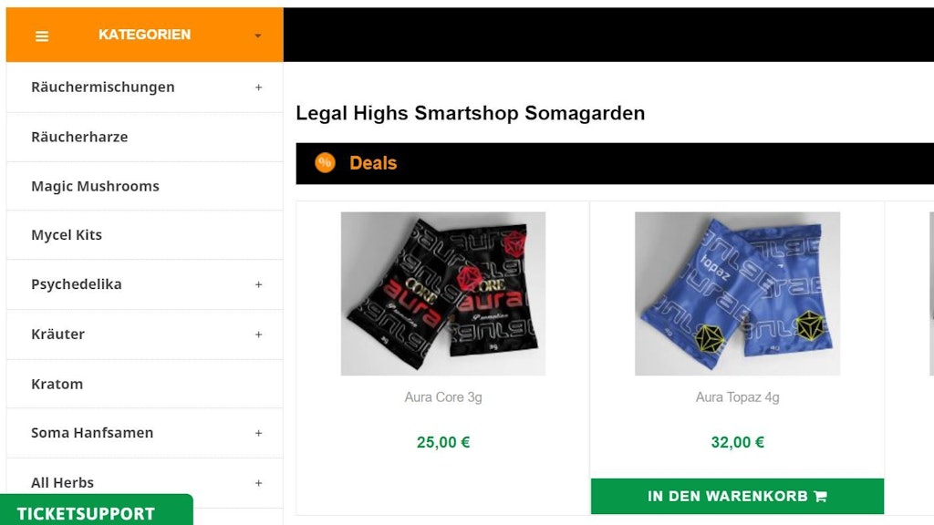 Über Legal-High-Shops kann man ganz legal Drogen beziehen.