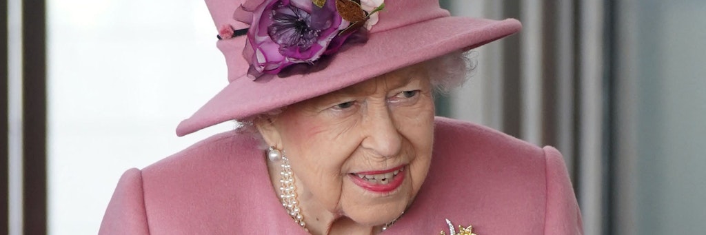 Königin Elizabeth II. am 14. Oktober in Cardiff.