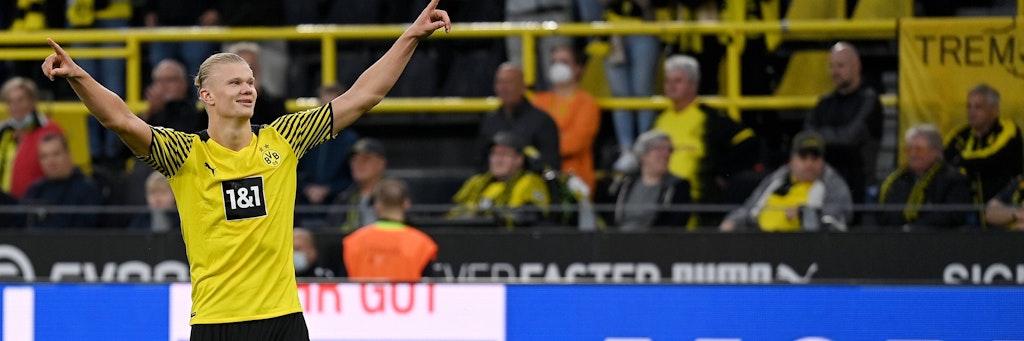 Erling Haaland ist Torjäger beim Bundesligisten Borussia Dortmund.