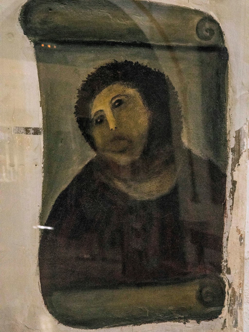 Das „verschönerte“ Jesus-Fresko im spanischen Borja. 