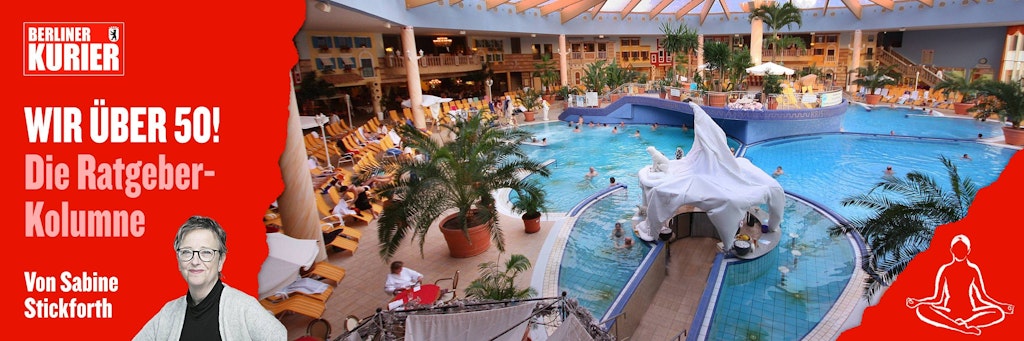 Ein Besuch in der Therme kann richtig entspannend sein.