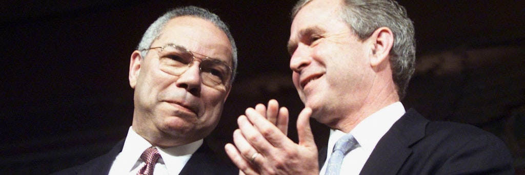 Colin Powell war von 2001 bis 2005 unter Präsident George W. Bush Außenminister der USA
