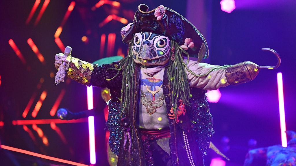 Die Schildkröte gehörte zu den Figuren in der vierten Staffel von „The Masked Singer“. Im Kostüm steckte Ex-„Modern Talking“-Star Thomas Anders.