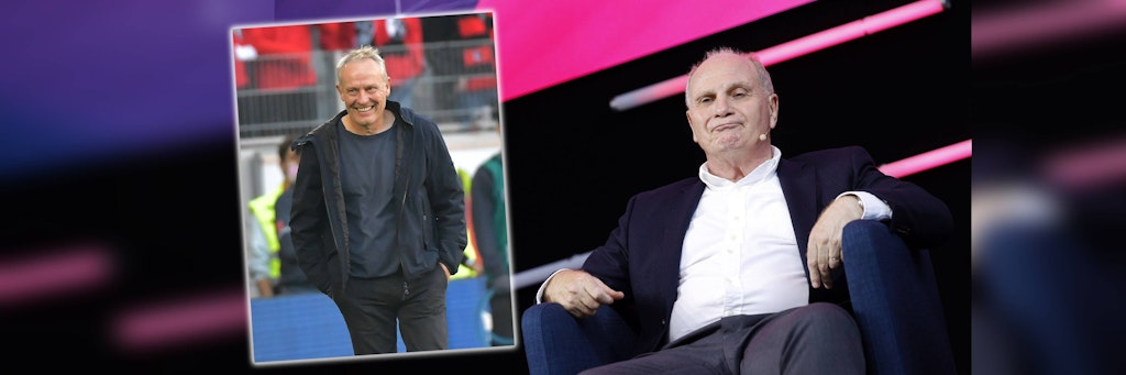 Uli Hoeneß, Ehrenpräsident beim FC Bayern, verrät: Der Rekordmeister beschäftigte sich mal mit Christian Streich.