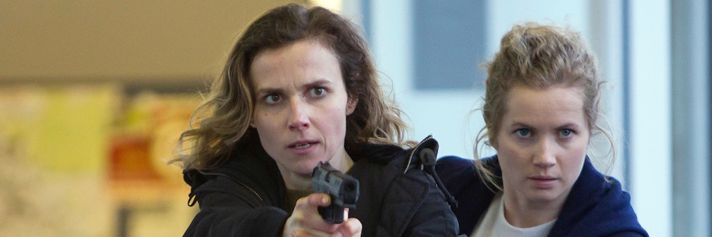 Karin Hanczewski (li.) im Tatort als Kriminalbeamtin Karin Gorniak