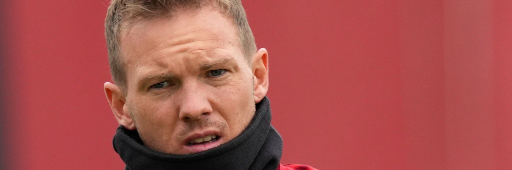 Julian Nagelsmann muss wegen einer Corona-Infektion erstmal in seinem Haus bleiben.