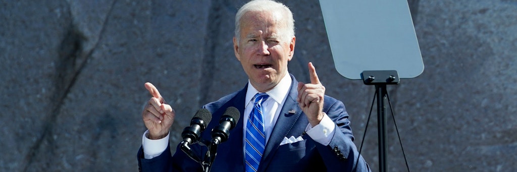 US-Präsident Joe Biden sagte Taiwan militärische Unterstützung zu.