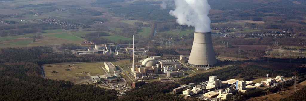 Das Kernkraftwerk Emsland, aufgenommen im Jahr 2011.