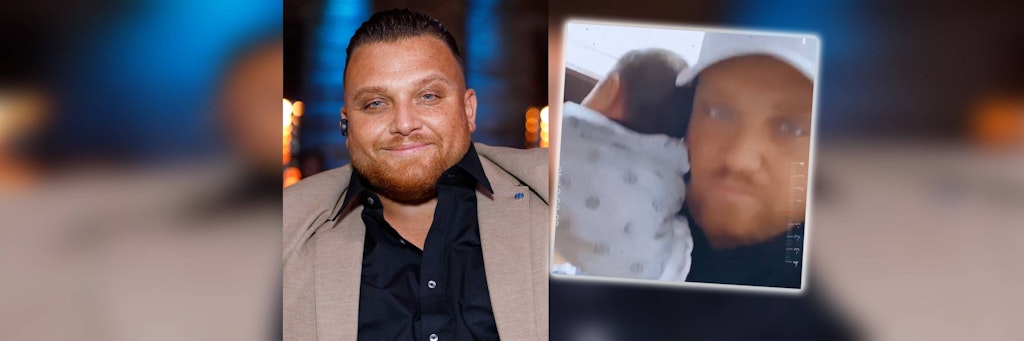 Ex-DSDS-Star Menowin Fröhlich zeigt sich auf Instagram erstmals mit Söhnchen Canel.