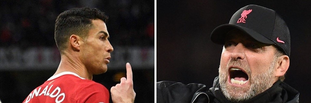 United-Star Cristiano Ronaldo verlor bei der 0:5-Pleite gegen Liverpool und Trainer Jürgen Klopp völlig die Nerven.