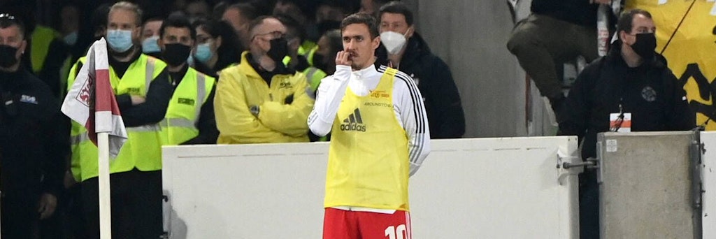 Union-Star Max Kruse schaute beim 1:1 in Stuttgart bereits 90 Minuten nur zu und fällt nun in Mannheim ebenfalls aus. 