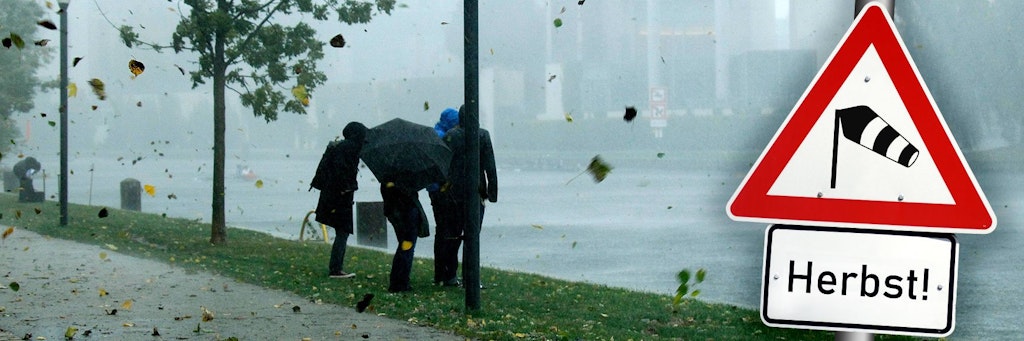 Schon Anfang Oktober soll es richtig stürmisch werden - das Wetter wird herbstlich!