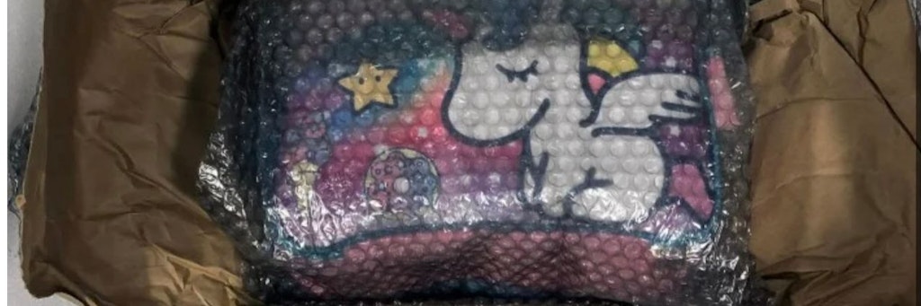 Drogen versteckt in einer „My Little Pony“-Pausenbrotschachtel.