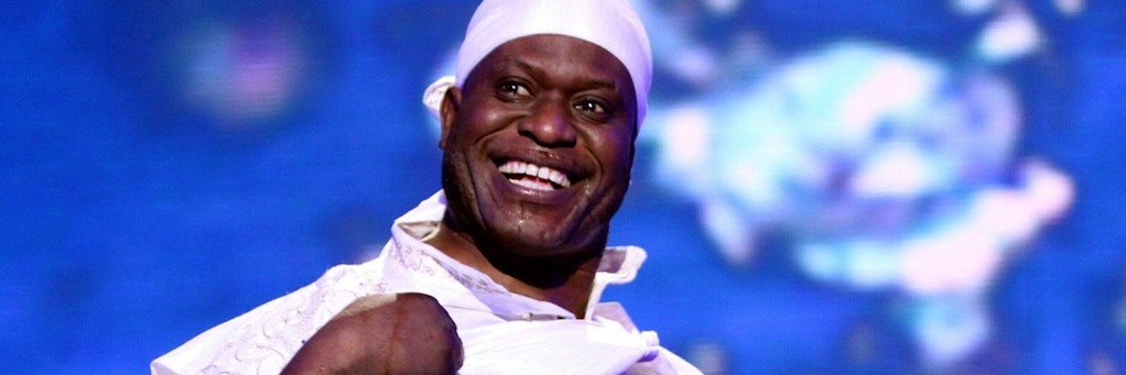 Dickson Oppong ging als menschlicher Springbrunnen in die Geschichte von „Das Supertalent“ ein.