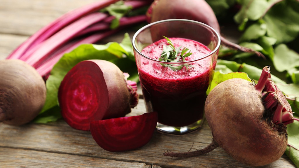 Rote-Beete-Saft ist die Grundzutat für Kunstblut.