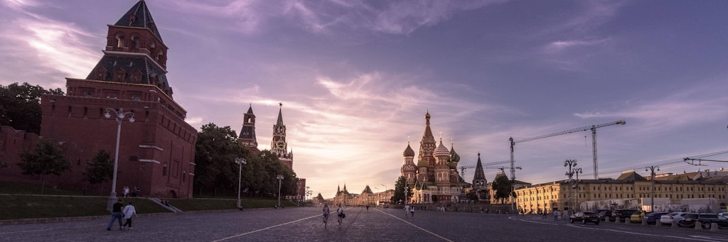 Der Rote Platz on Moskau. Hier wurden zwei Influencer verhaftet, die für ein Video Oralsex nachgestellt hatten.