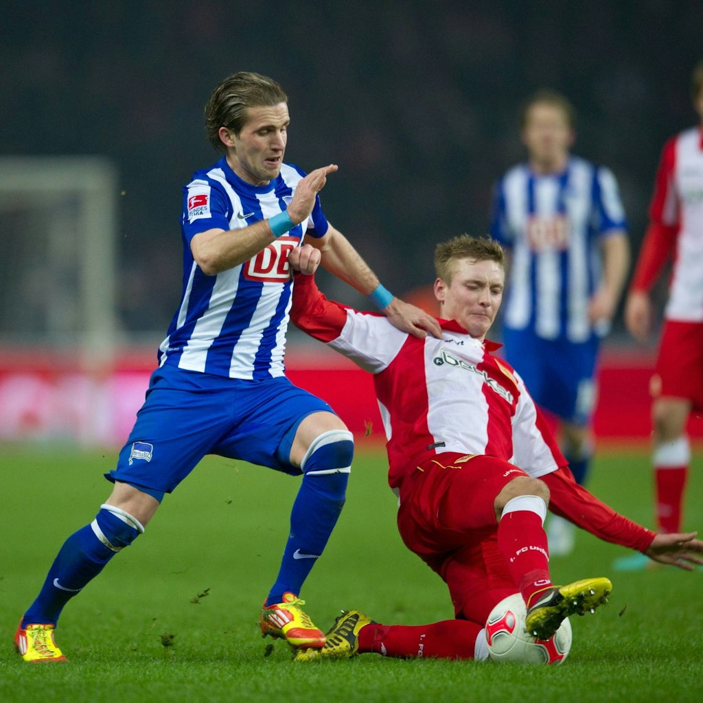 Peter Pekarik erlebte nach seinem Wechsel zu Hertha BSC bereits 2013 das erste Derby gegen den 1. FC Union. 