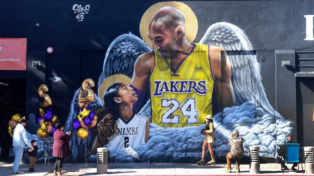 Kobe Bryant (†41) und seine Gigi (†13) sind an zahlreichen Orten in Los Angeles verewigt.