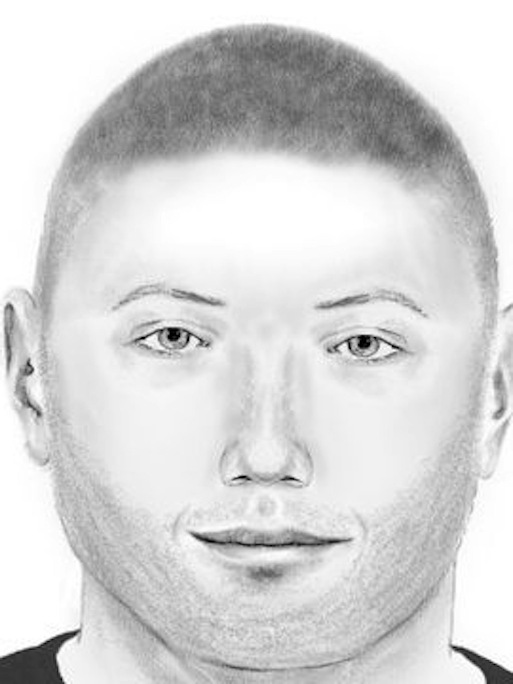 Mit diesem Phantombild sucht die Polizei nach dem Tatverdächtigen.