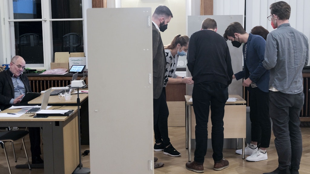 Geheime Wahl in der Pankower BVV. 