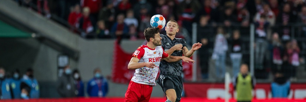 Julian Ryerson (r.) im Duell mit Kölns Jonas Hector. Der Norweger spielt sich bei Union immer mehr ins Rampenlicht. 
