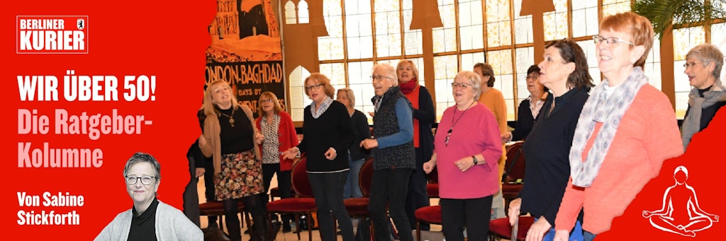 Chorprobe „Die Herzschrittmacher“ Chor der Kudamm-Bühnen im Schillertheater Laienchor alle Mitglieder sind 66+