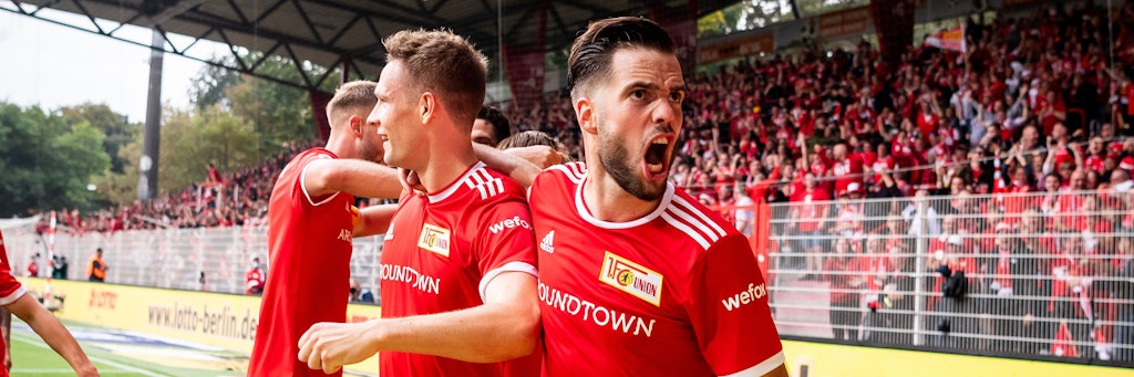 Unions Niko Gießelmann lebt von seinen Emotionen und freut sich bereits auf das Derby gegen Hertha BSC. 