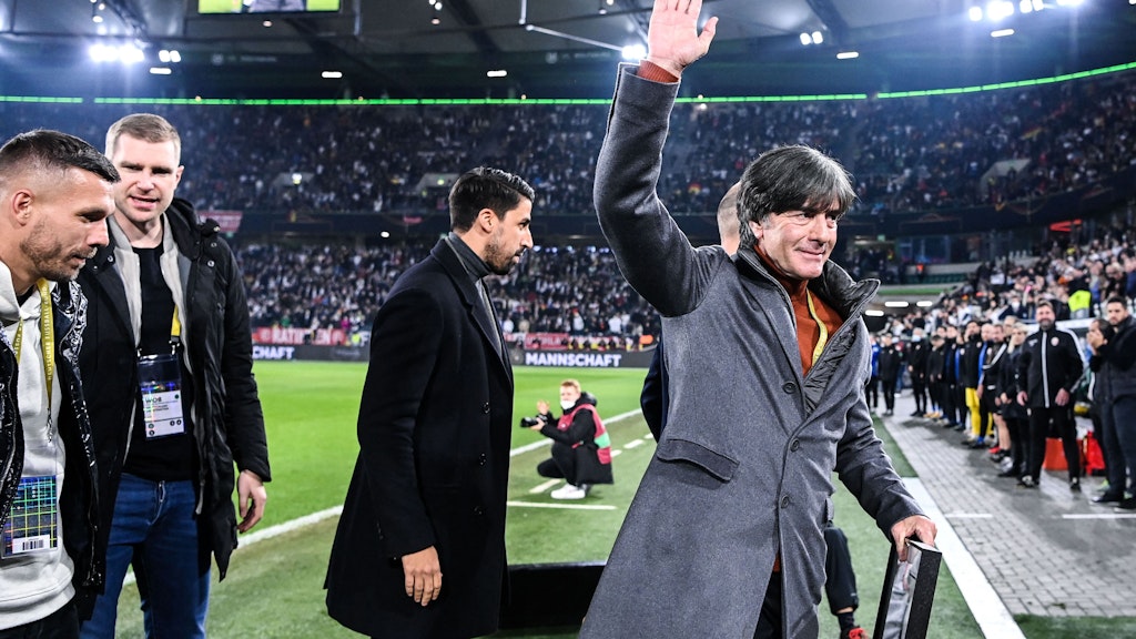 Joachim Löw wurde zu seinem offiziellen Abschied sehr gefeiert. 